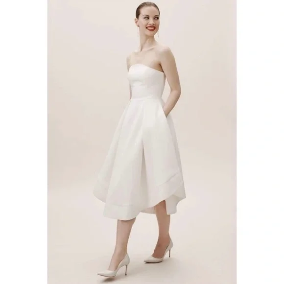 C/MEO Collective Making Waves Strapless Dress - Picture 5 of 10